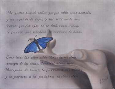 Pintura titulada "Poema en el olvido" por Madrid Sanz José María, Obra de arte original, Oleo