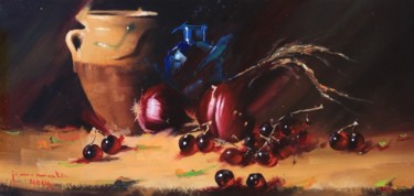 Painting titled "Serie-bodegones 4014" by José María Martín, Original Artwork, Oil