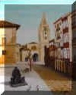 Pintura titulada "Catedral de Oviedo" por Jose Manuel Gomez, Obra de arte original