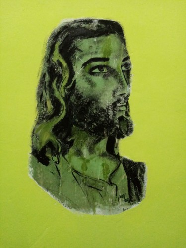 Pittura intitolato "Jesús de Nazaret" da Jose Oña Jurado, Opera d'arte originale, Inchiostro