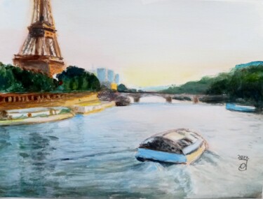 Pintura titulada "París" por Jose Oña Jurado, Obra de arte original, Acrílico