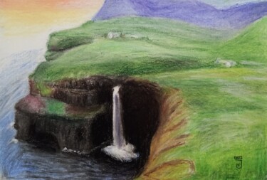 Pintura titulada "Islas Feroe" por Jose Oña Jurado, Obra de arte original, Oleo