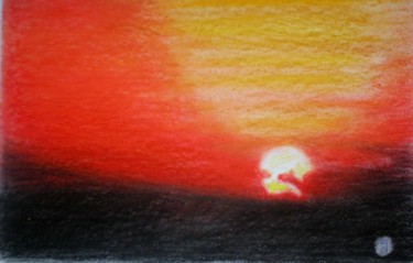 Peinture intitulée "Posta de sol" par Jose Oña Jurado, Œuvre d'art originale, Huile