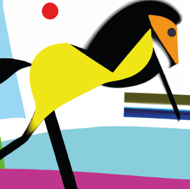 Arte digitale intitolato "horse" da Josep Domènech, Opera d'arte originale, Immagine generata dall'IA