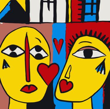 Artes digitais intitulada "LOVE FOR LOVE" por Josep Domènech, Obras de arte originais, Imagem gerada por IA