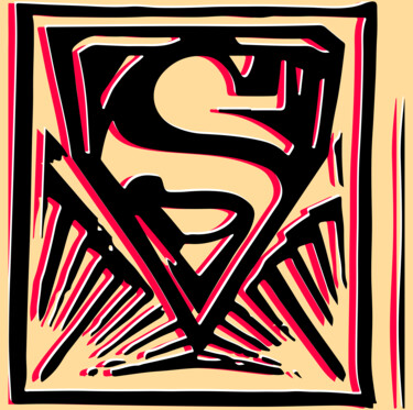 Цифровое искусство под названием "SUPER" - Josep Domènech, Подлинное произведение искусства, Изображение, сгенерированное ИИ