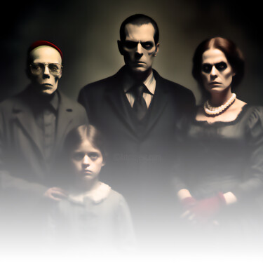 Arte digital titulada "FAMILY PORTRAIT" por Josep Domènech, Obra de arte original, Imagen generada por IA