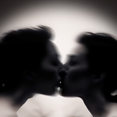 Arts numériques intitulée "KISSES" par Josep Domènech, Œuvre d'art originale, Image générée par l'IA