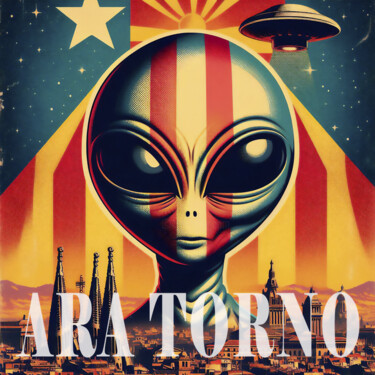Digitale Kunst mit dem Titel "ARA TORNO" von Josep Domènech, Original-Kunstwerk, KI-generiertes Bild