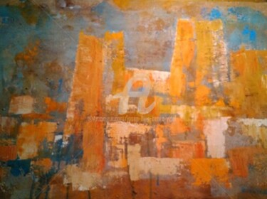 Painting titled "Desierto6" by Josep Lluís Benet Vidal, Original Artwork, Acrylic