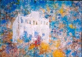 Painting titled "La sala" by Josep Lluís Benet Vidal, Original Artwork