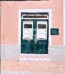 Pintura intitulada "Porta menorquina" por Josep Lluís Benet Vidal, Obras de arte originais