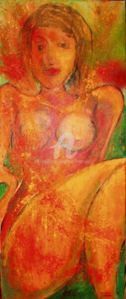 Pintura titulada "Mujer01" por Josep Lluís Benet Vidal, Obra de arte original