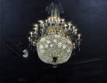 Llum sobirana Pintura titulada "Llum sobirana" por Josep Maria Fontanet Sureda, Obra de arte original, Oleo Montado en Bastidor standard