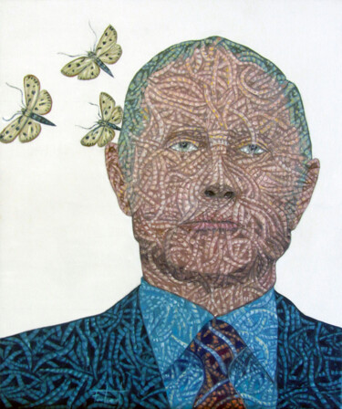 Malerei mit dem Titel "Vladimir" von Josep Maria Fontanet Sureda, Original-Kunstwerk, Öl Auf Keilrahmen aus Holz montiert