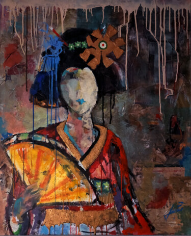 Pintura intitulada "SERIE GEISHA 00060" por Josep Pozo, Obras de arte originais, Acrílico