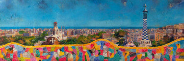 Pintura intitulada "VISTA PANORAMICA PA…" por Josep Pozo, Obras de arte originais, Acrílico