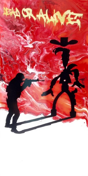 Malerei mit dem Titel "A ARMES INEGALES" von Joseph Ducrocq (MATLAB STUDIO), Original-Kunstwerk, Acryl