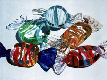 Painting titled "Sweet Reflections" by Joseph Michetti, Original Artwork, Oil