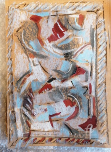 Malerei mit dem Titel "Specchio per l'anim…" von Joséphine De Bouard, Original-Kunstwerk, Pastell