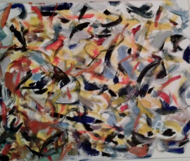 Peinture intitulée ""Contre vents et ma…" par Joséphine De Bouard, Œuvre d'art originale, Huile