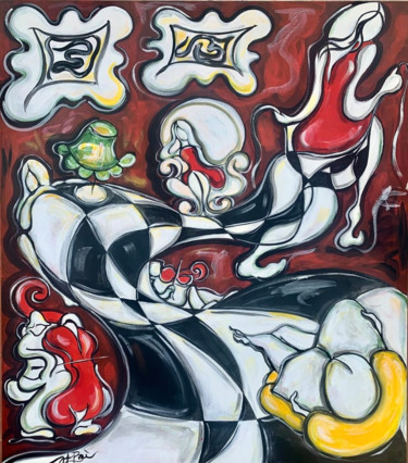 Peinture intitulée "Choices" par Josephine Bonì, Œuvre d'art originale, Acrylique