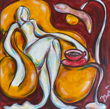 Painting titled "A Break 2" by Josephine Bonì, Original Artwork, Acrylic