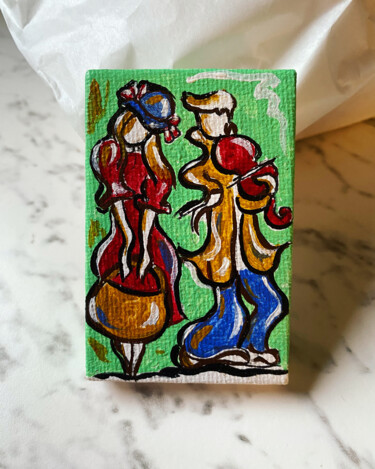 Painting titled "Little Serenade" by Josephine Bonì, Original Artwork, Acrylic