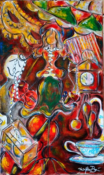 Painting titled "Le Ore" by Josephine Bonì, Original Artwork