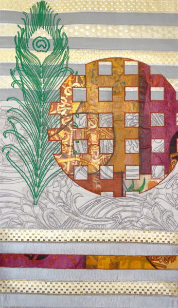 Arte têxtil intitulada "Fière comme..." por Joséphine Montiel, Obras de arte originais, Bordado