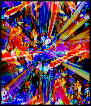 Digitale Kunst getiteld "stereoskopia" door Joseph Pllo, Origineel Kunstwerk, Digitaal Schilderwerk