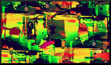 Digital Arts titled "bcn" by Joseph Pllo, Original Artwork, Digital Painting