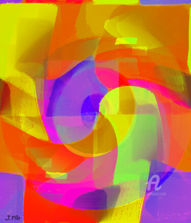 Digital Arts titled "bloqueo" by Joseph Pllo, Original Artwork, Digital Painting