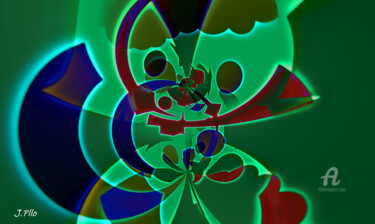 Digital Arts titled "Cat" by Joseph Pllo, Original Artwork, Digital Painting