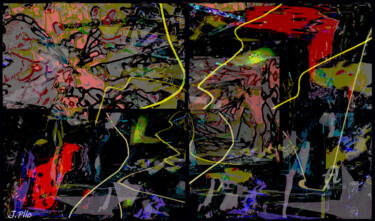 Digital Arts titled "neural" by Joseph Pllo, Original Artwork, Digital Painting