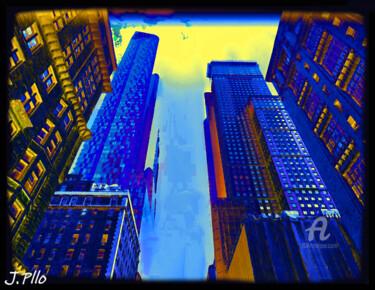 Arte digital titulada "Ny1" por Joseph Pllo, Obra de arte original, Pintura Digital