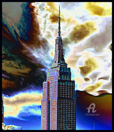 Digitale Kunst mit dem Titel "Empire6" von Joseph Pllo, Original-Kunstwerk, Digitale Malerei