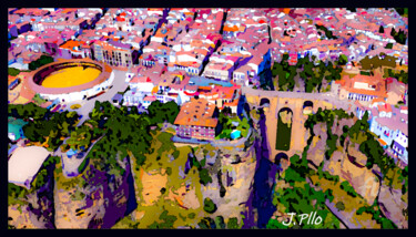 Digital Arts titled "Ronda" by Joseph Pllo, Original Artwork, Digital Painting