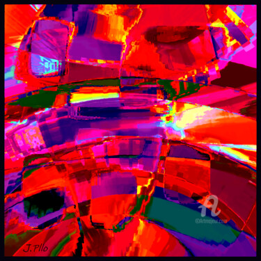 Arte digital titulada "fragua" por Joseph Pllo, Obra de arte original, Pintura Digital