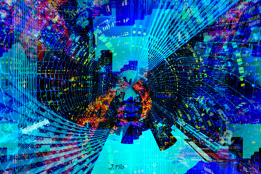 Digitale Kunst getiteld "chicago" door Joseph Pllo, Origineel Kunstwerk, 2D Digital Work