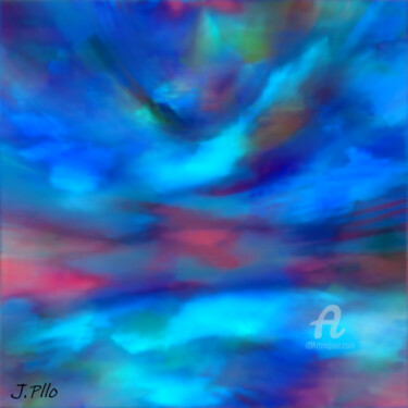Arte digital titulada "nublado" por Joseph Pllo, Obra de arte original, Pintura Digital