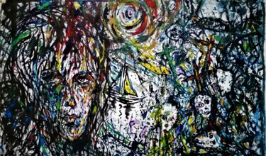The LEFT and RIGHT SIDE of LIFE Peinture intitulée "The LEFT and RIGHT…" par Joseph Urie, Œuvre d'art originale, Huile