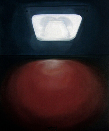 Картина под названием "Llum en stand by" - Josep Maria Fontanet Sureda, Подлинное произведение искусства, Масло Установлен н…