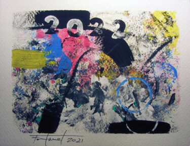 Malerei mit dem Titel "2022" von Josep Maria Fontanet Sureda, Original-Kunstwerk, Tempera
