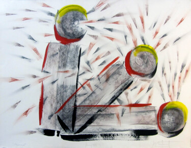 Картина под названием "Decaiment" - Josep Maria Fontanet Sureda, Подлинное произведение искусства, Акрил