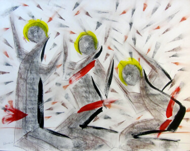 Картина под названием "Submissió" - Josep Maria Fontanet Sureda, Подлинное произведение искусства, Акрил