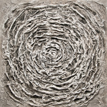 Картина под названием "Rosa del desierto" - Josep Obradors, Подлинное произведение искусства, Акрил