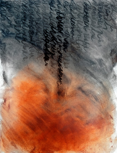 Pittura intitolato "Tormenta de arena" da Josep Obradors, Opera d'arte originale, pigmenti