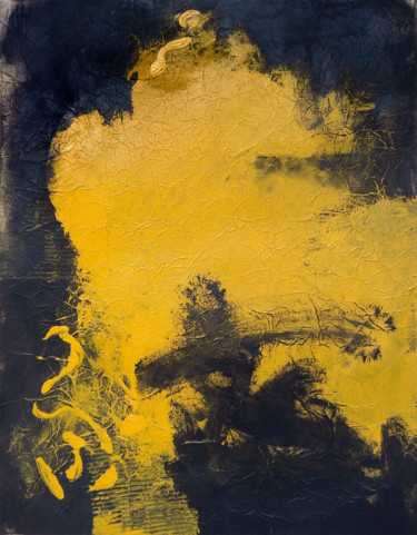 Pintura intitulada "Composición en nara…" por Josep Obradors, Obras de arte originais, Acrílico