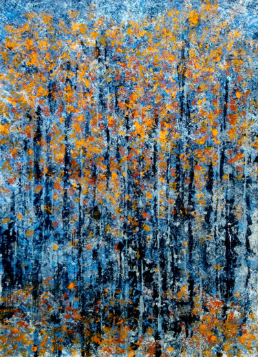 Painting titled "Otoño 2" by Josep Obradors, Original Artwork, Acrylic